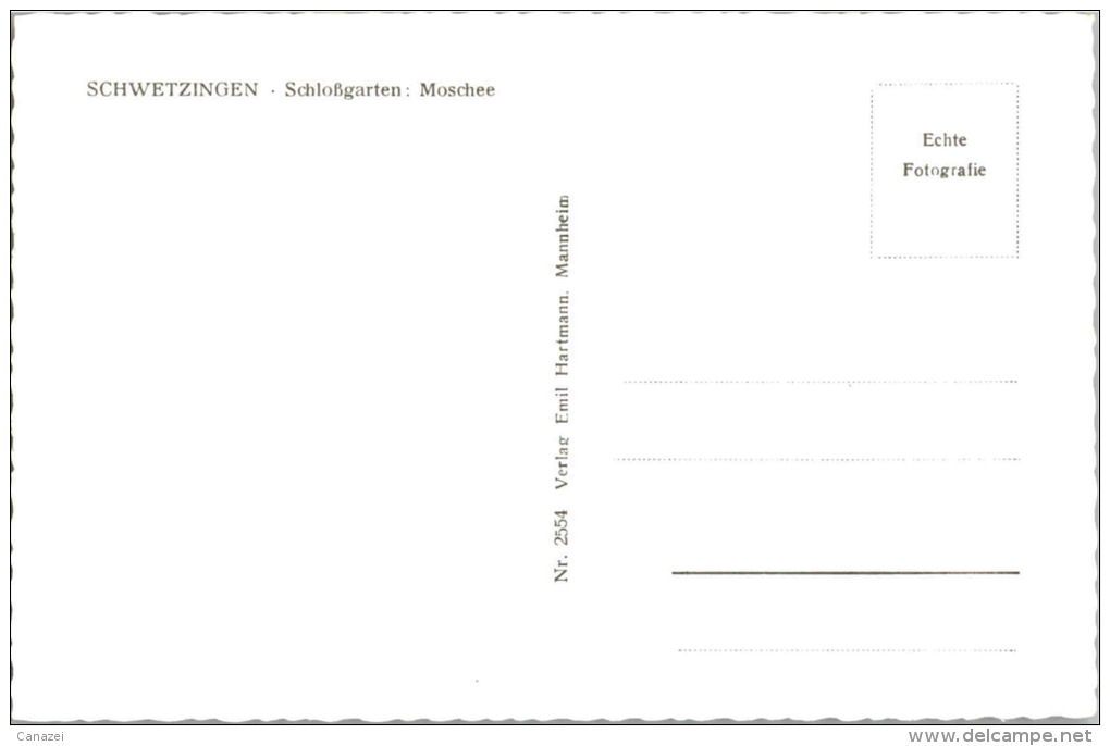 AK Schwetzingen, Schloßgarten, Moschee, Ung - Schwetzingen