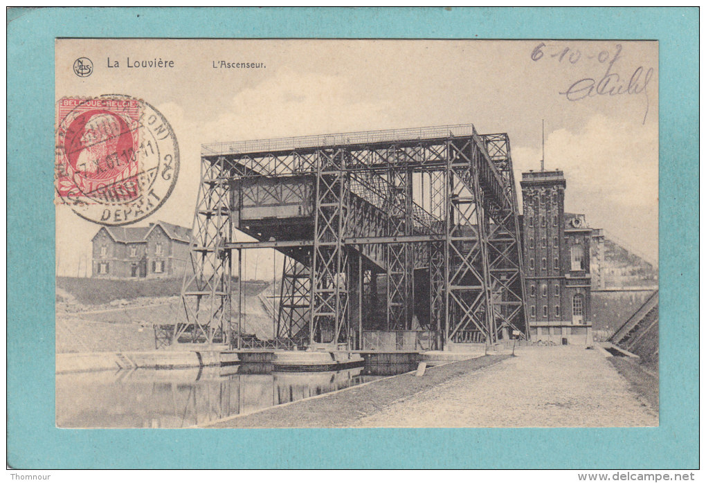 LA  LOUVIERE  -    L ' Ascenseur.  -1907  -  BELLE CARTE  -  Nels - La Louvière