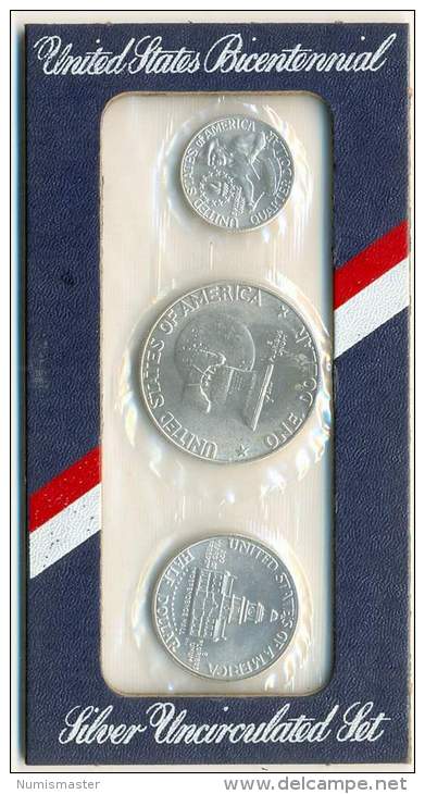 U.S.A. BICENTENNIAL MINT SET 1776-1976 SILVER COINS - Mint Sets