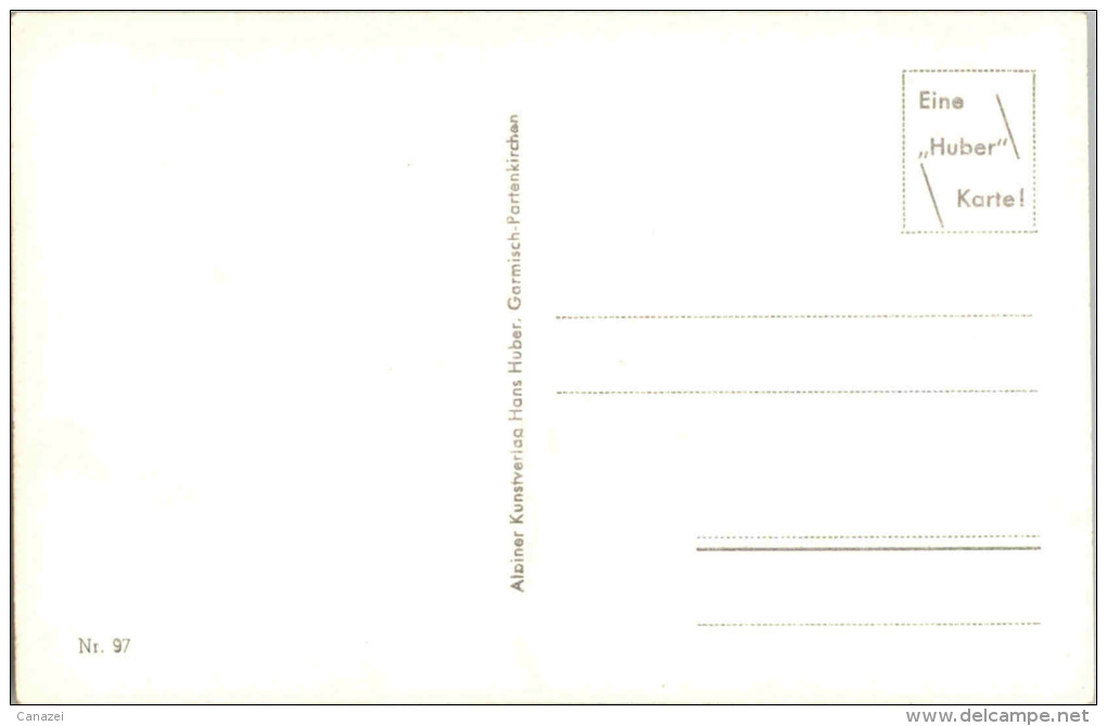 AK Partenkirchen Gg Zugspitze, Ung, Huber 97 - Zugspitze