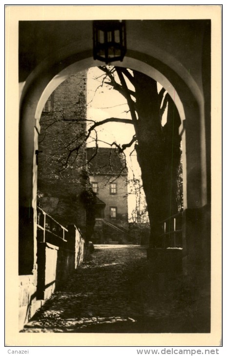 AK Kahla, Eingang Der Leuchtenburg, Ung, 1952 - Kahla