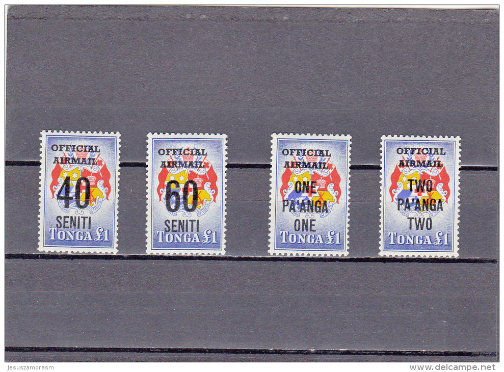 Tonga Nº Aof15 Al Aof18 - Tonga (1970-...)