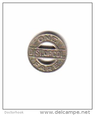 U.S.A.        DISTRICT Of COLUMBIA Transit Token (T-2) - Other & Unclassified