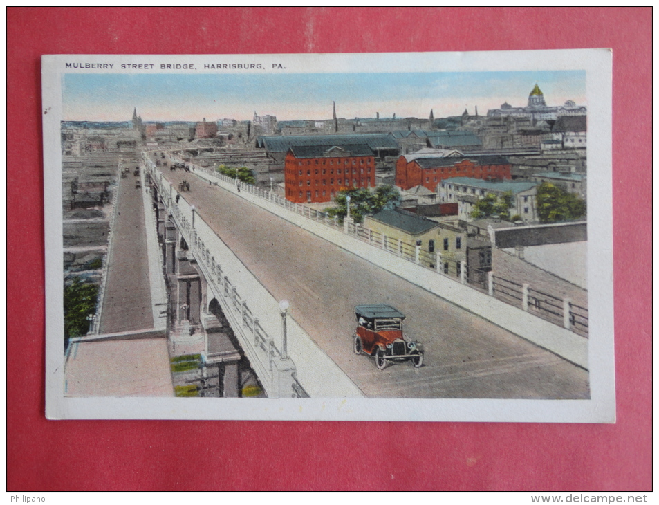 Harrisburg,PA--Mulberry Street Bridge--not Mailed--PJ 110 - Harrisburg