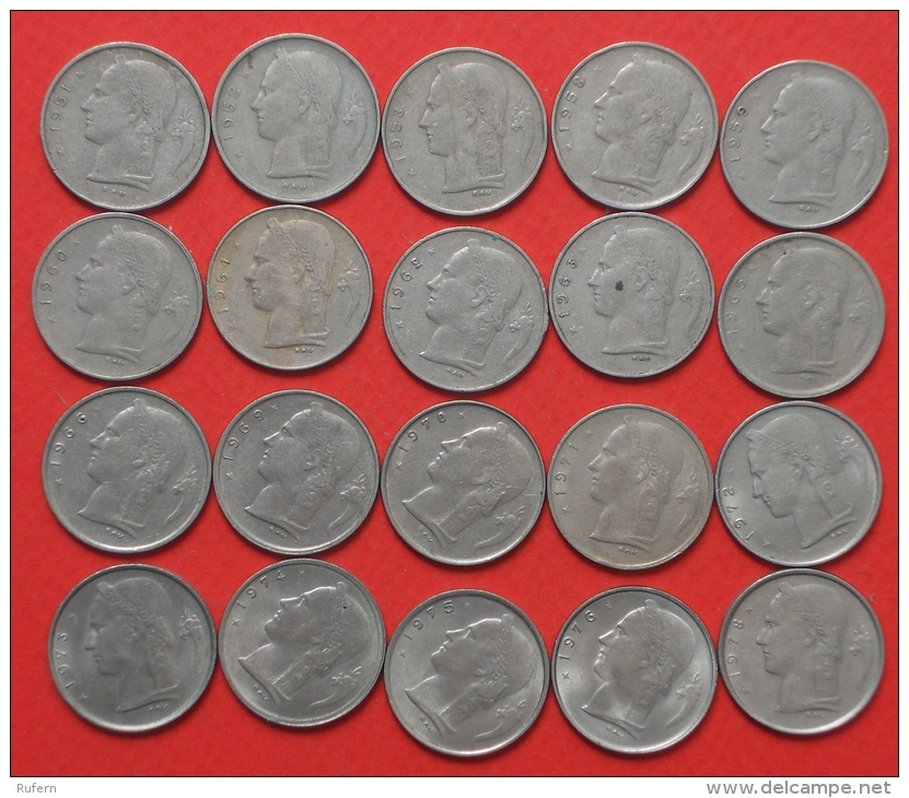 BELGIUM        20 COINS   -    (Nº02533) - Mezclas - Monedas