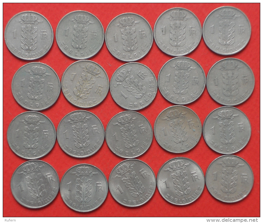 BELGIUM        20 COINS   -    (Nº02533) - Kilowaar - Munten