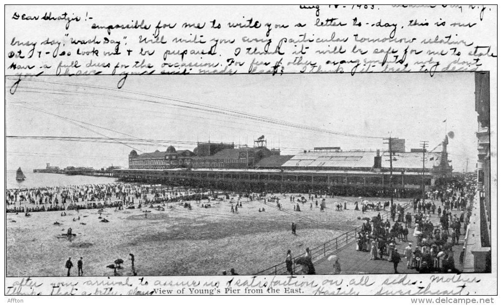 Atlantic City NJ 1903 Postcard - Atlantic City