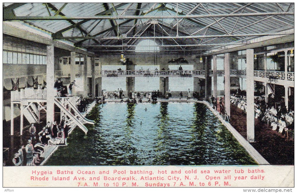 Atlantic City NJ 1915 Postcard - Atlantic City