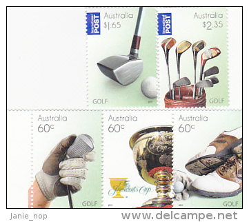 Australia 2011 Golf  Set  MNH - Volledige & Onvolledige Vellen