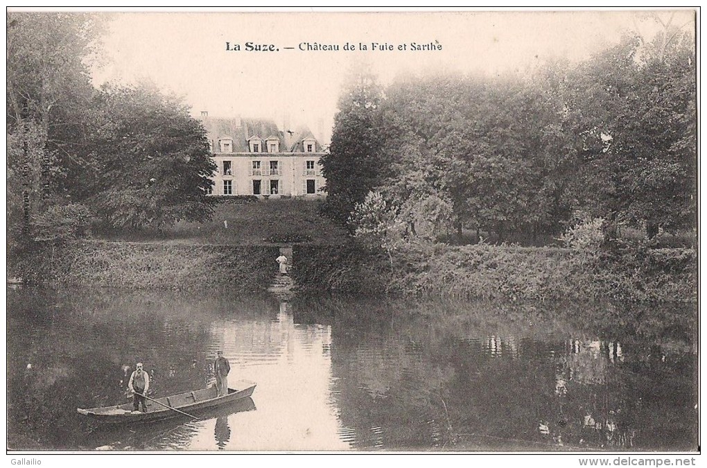 LA SUZE  CHATEAU DE LA FUIE ET SARTHE  PETITE ANIMATION - La Suze Sur Sarthe