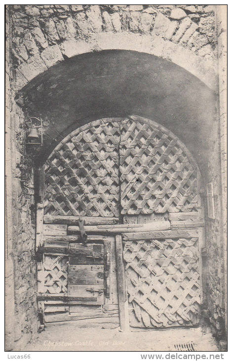 C1900 CHEPSTOW CASTLE OLD DOOR - Monmouthshire