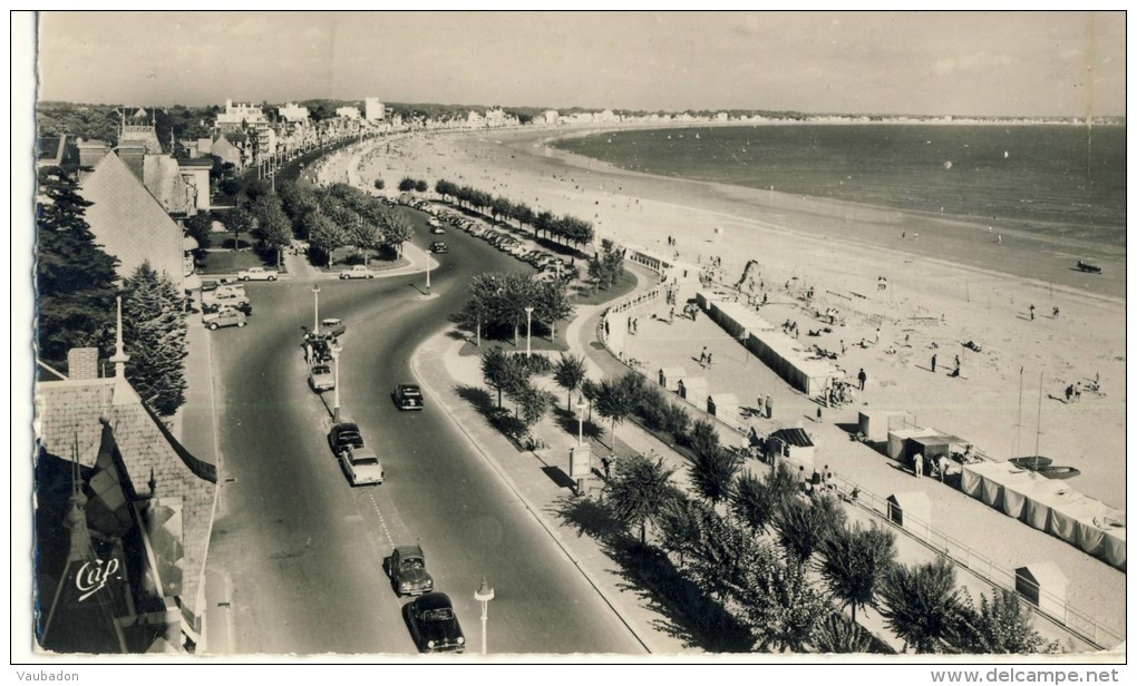 CP, 44, La Baule, Vue Générale De La Plage Prise Du Majestic, Voyagé - La Baule-Escoublac