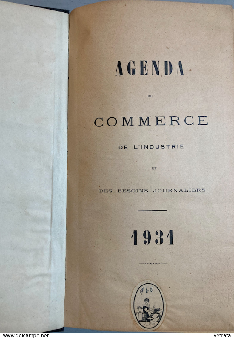 Agenda Du Commerce De L'industrie 1931 - Autres & Non Classés