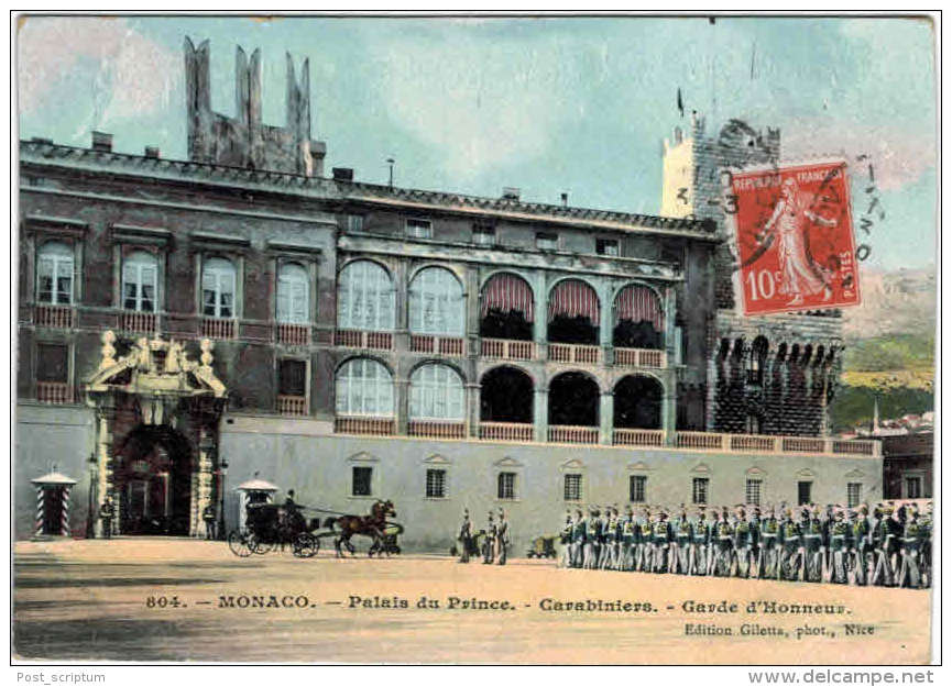 Monaco Palais Du Prince Carabiniers Garde D´honneur - Fürstenpalast