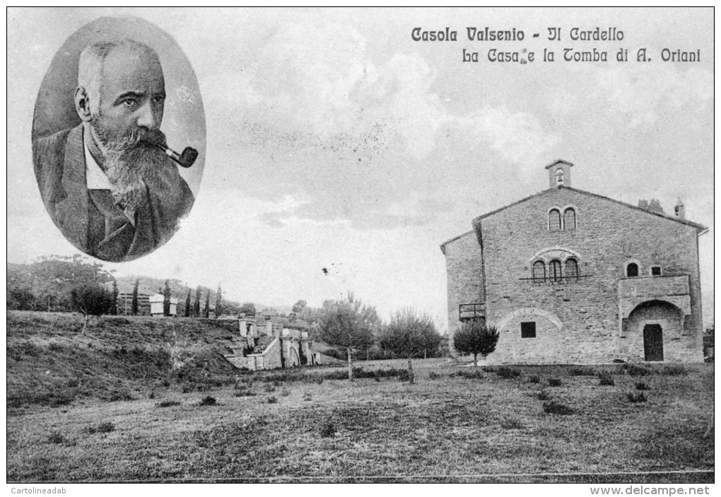 [DC8586] CASOLA VALSENIO (RAVENNA) - IL CARDELLO - LA TOMBA DI A. ORIANI - VIAGGIATA - Ravenna