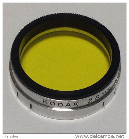 Kodak -  3 Lentilles Jaune - 28 + 28 + 28,5 X2 Pour 620 F6,3 Et 1 Boite D'origine - RARE - Supplies And Equipment