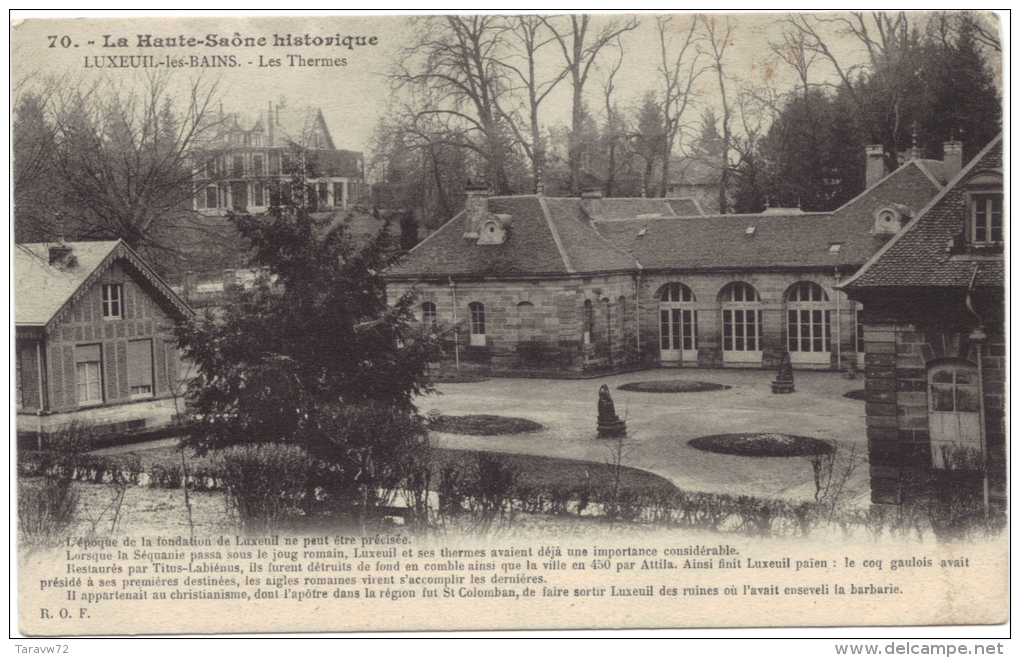 LUXEUIL-LES-BAINS / LES THERMES - Luxeuil Les Bains