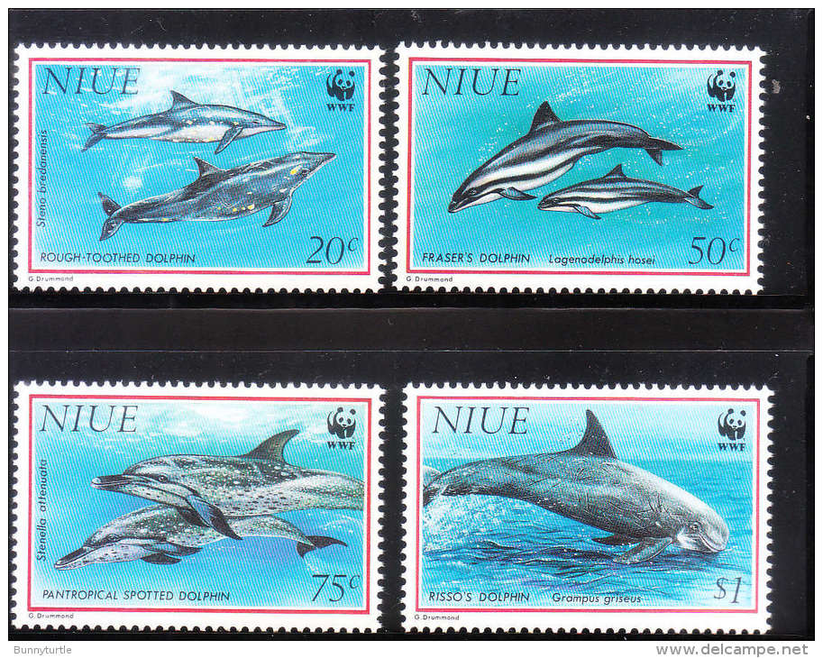 Niue 1993 World Wildlife Fund WWF Dolphin MNH - Niue