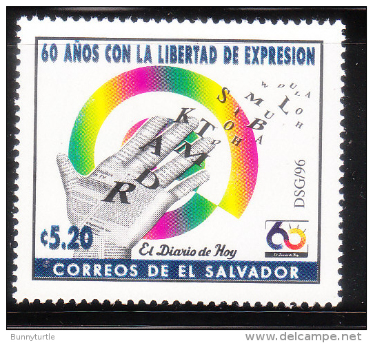 El Salvador 1996 Diario De Hoy Newspaper MNH - El Salvador