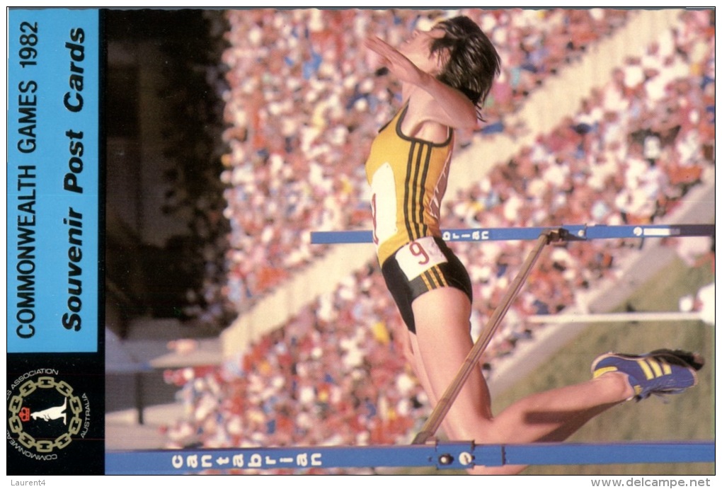 (543) Australia - QLD - Brisbane Commonwealth Games 1982 - Souvenir Post Cards (scarce Card)- Jumping - Brisbane