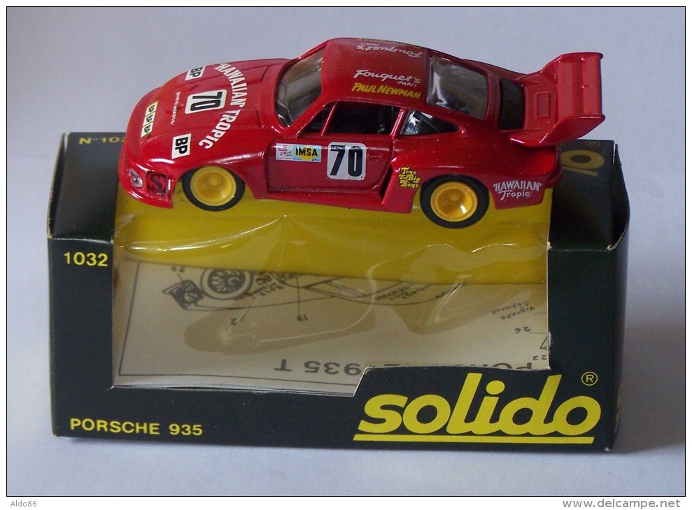 Porsche 935 Paul Newman . Solido N° 1032 . - Solido