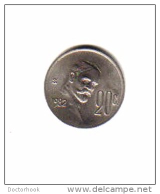 MEXICO    20  CENTAVOS  1982  (KM # 442) - Mexico