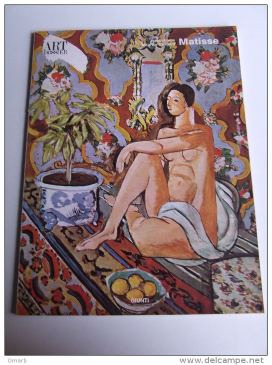 Lib187 Giunti Dossier Art N.33, Henri Matisse, Pittore, Arte, Quadri, Storia, Libri, Riproduzoni Dipinti, 1989 - Kunst, Design