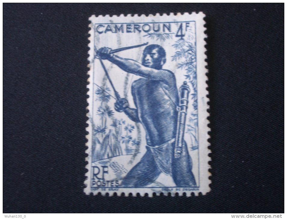 CAMEROUN   ( O )  De  1946   "   Série Courante - Tireur à L'Arc   "    N°  288           1 Val . - Used Stamps