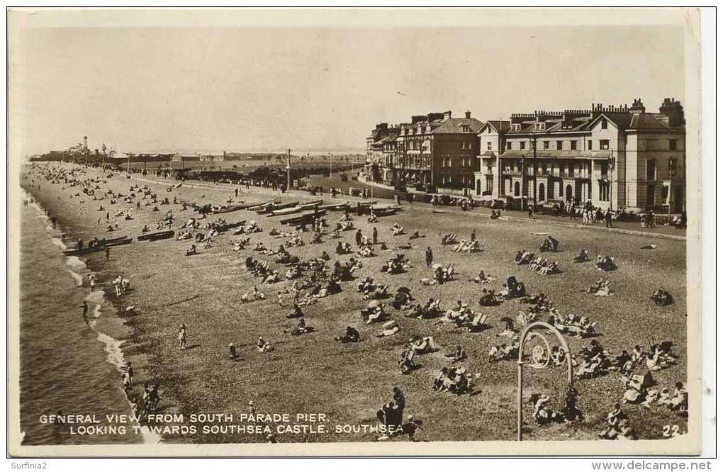 HANTS - SOUTHSEA - GENERAL VIEW FROM SOUTH PARADE PIER RP Ha128 - Other & Unclassified