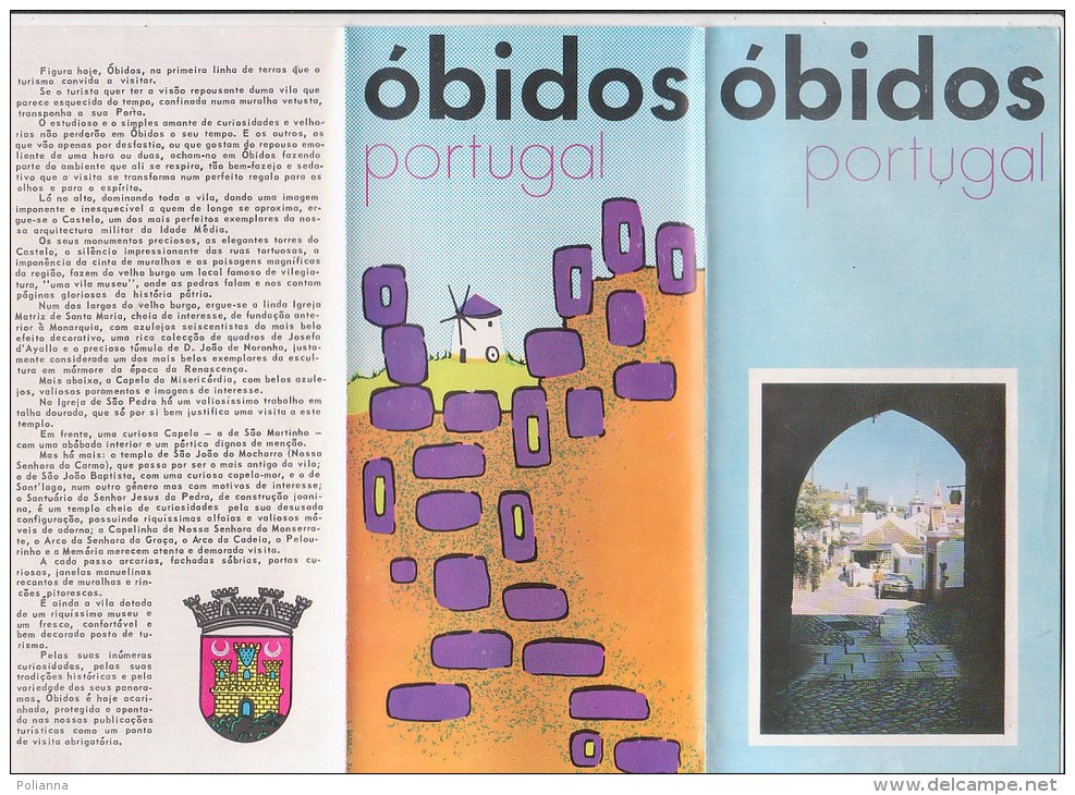 B0870 - Brochure Illustrata PORTOGALLO - ABIDAS Anni '80 - MAP - Turismo, Viaggi