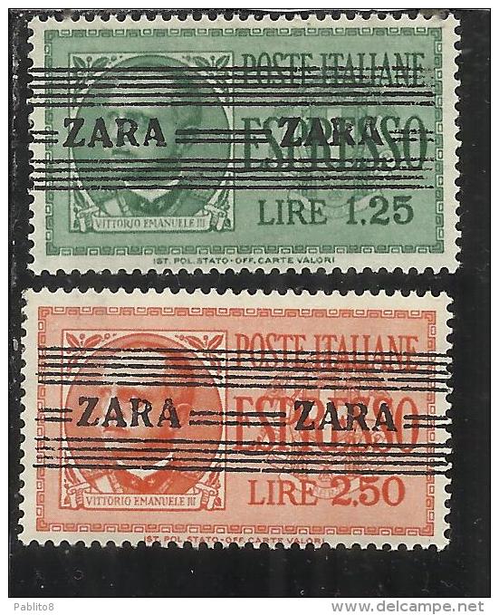 ITALY ITALIA ZARA OCCUPAZIONE TEDESCA 1943 ESPRESSI SOVRASTAMPATI OVERPRINTED MNH - Duitse Bez.: Zara