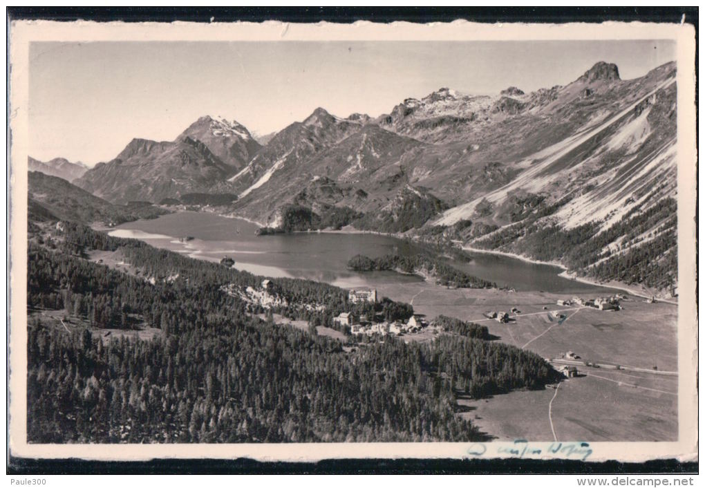 Sils Im Engadin/Segl - Blick Von Der "Letzten Bank" Auf Sils, Silsersee Und Maloja - Ober Engadin - Sils Im Engadin/Segl