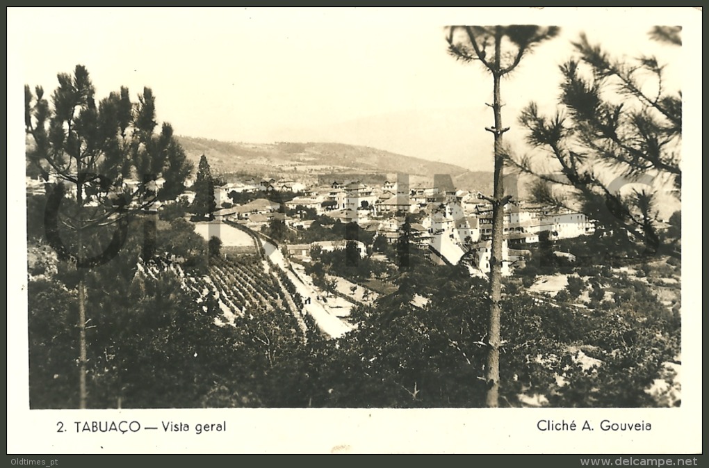 PORTUGAL - TABUAÇO - VISTA GERAL - 50S REAL PHOTO PC.(A) - Viseu