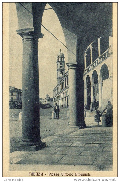 [DC8599] FAENZA (RAVENNA) - PIAZZA VITTORIO EMANUELE - Faenza