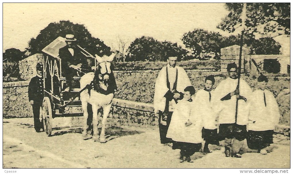 CPA Carte Originale 17 ILE De RE - St Martin - ENTERREMENT D' Un FORCAT ° G. Buet  / J. Nozais 193 * Saint - Ile De Ré