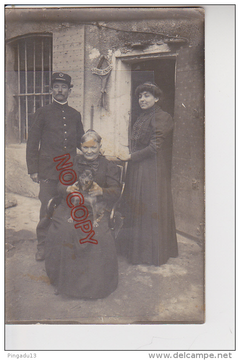 Carte Photo Le Beausset Bonne Année 1912 - Le Beausset