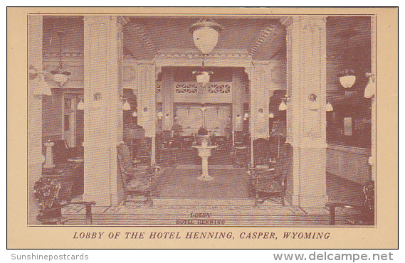 Wyoming Casper Lobby Hotel Henning - Casper