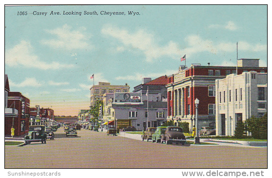 Wyoming Cheyenne Carey Avenue Looking South - Cheyenne