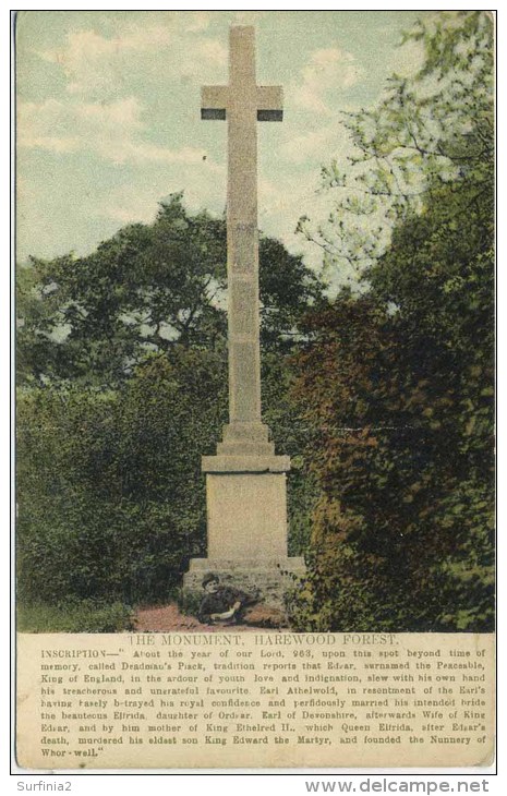 HANTS - HAREWOOD FOREST - THE MONUMENT  Ha139 - Other & Unclassified