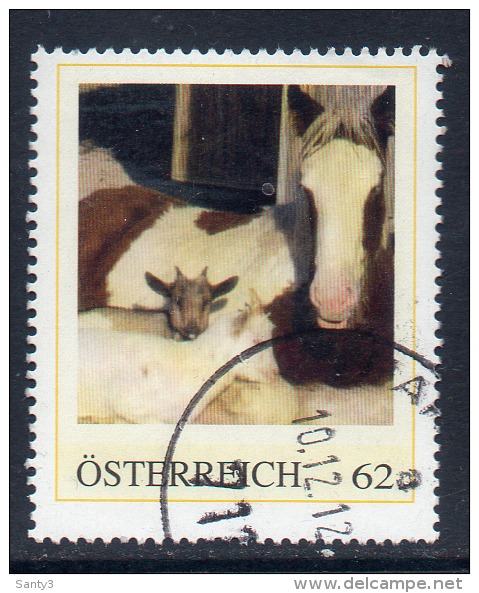 Österreich, Personalierte Briefmarken,  Pferde,  Gestempelt, Siehe Scan. - Personalisierte Briefmarken