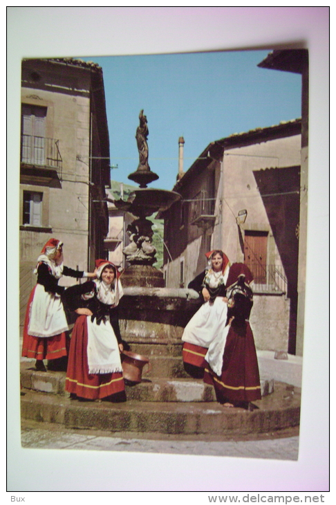 ABRUZZO    PESCOCOSTANZO  COSTUME  ABRUZZO  AQUILA  NON  VIAGGIATA  COME DA FOTO - Costumi