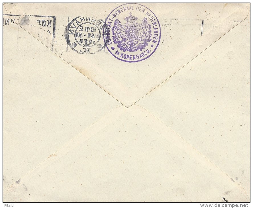 Postal Stationery  - Consulate Mail. Nederland. Sent To Sweden 1928     # 688 # - Ganzsachen