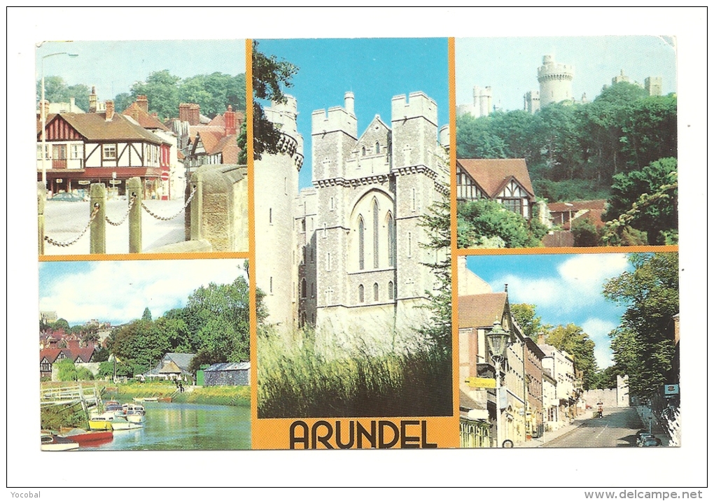 Cp, Angleterre, Arundel, Multi-Vues - Arundel