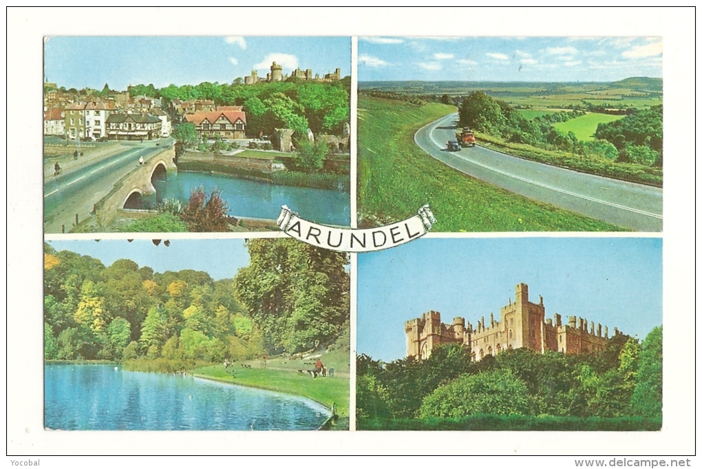 Cp, Angleterre, Arundel, Multi-Vues - Arundel