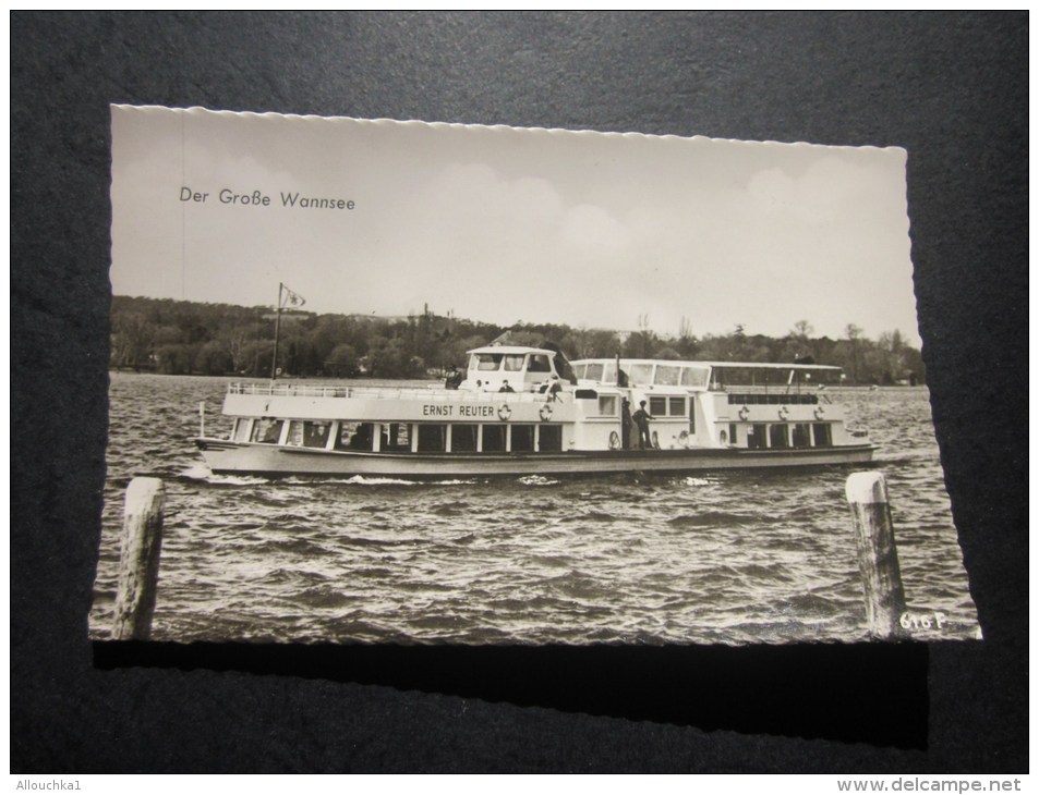 Der Grosse Wannsee Bateau Ship Ernest Reuter Allemagne Postkarte CPM Card Ansichtskarten >Deutschland Berlin Wannsee - Wannsee
