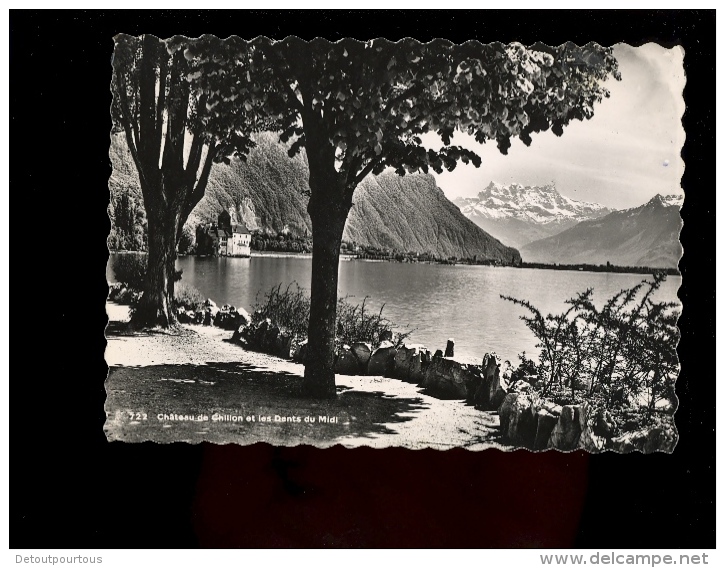 VEYTAUX Vaud Suisse : Le Château De CHILLON Et Les Dents Du Midi - Veytaux