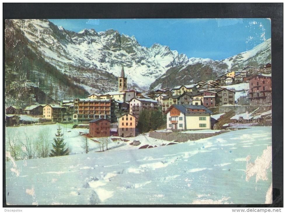 H1337 Valle D´ Aosta - Valtournanche - Panorama Invernale, Vue, View Ansicht - 346 Ed.  SACAT Da Fotocolor - Altri & Non Classificati