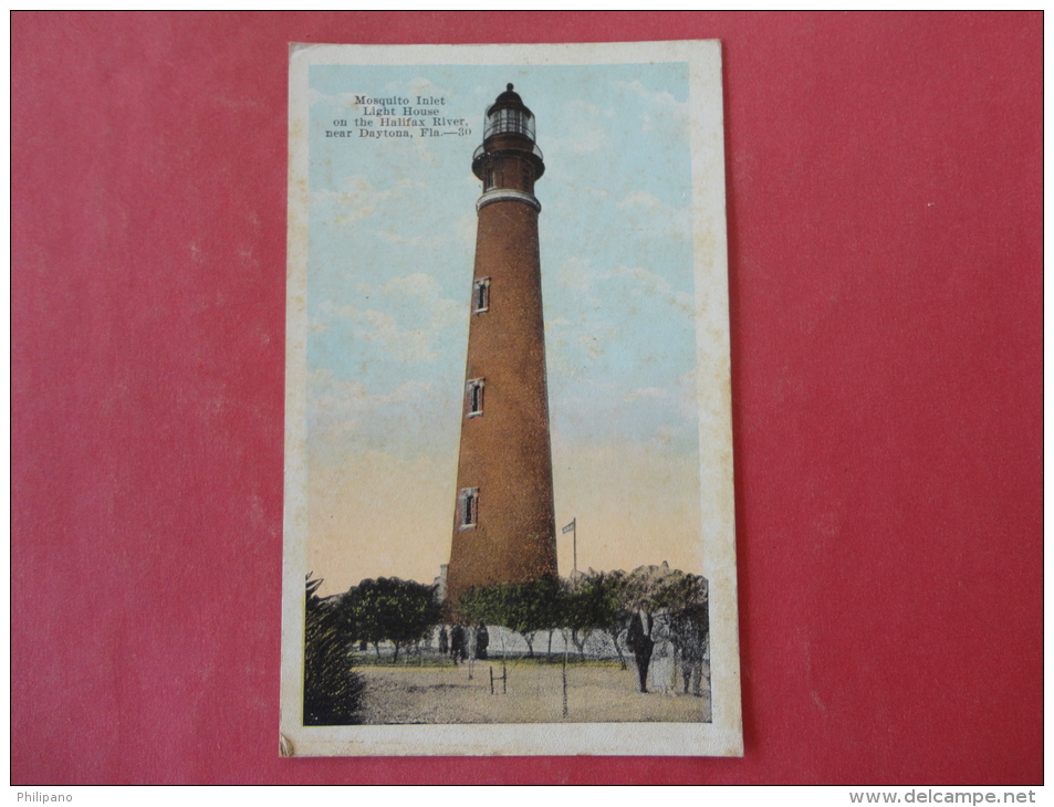 Daytona,FL--Mosquito Inlet Light House--not Mailed--PJ 112 - Daytona