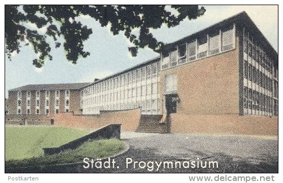 ÄLTERE POSTKARTE GRÜSSE AUS EMSDETTEN HOF DEITMAR PROGYMNASIUM REALSCHULE KIRCHE Schule School Church Postcard Cpa AK - Emsdetten