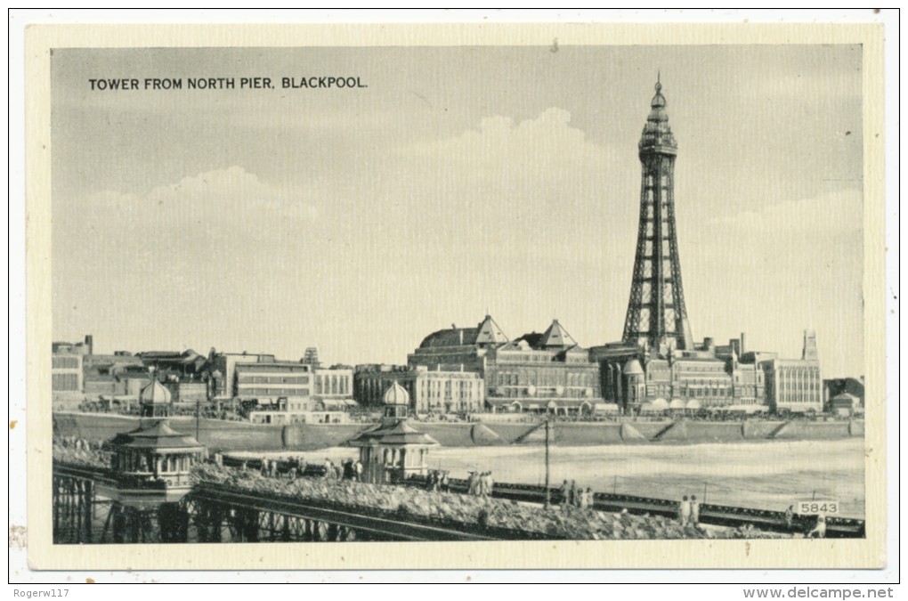 Tower From North Pier, Blackpool - Blackpool